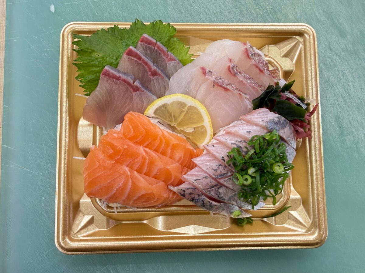 まつばやのお刺身3点盛・4点盛