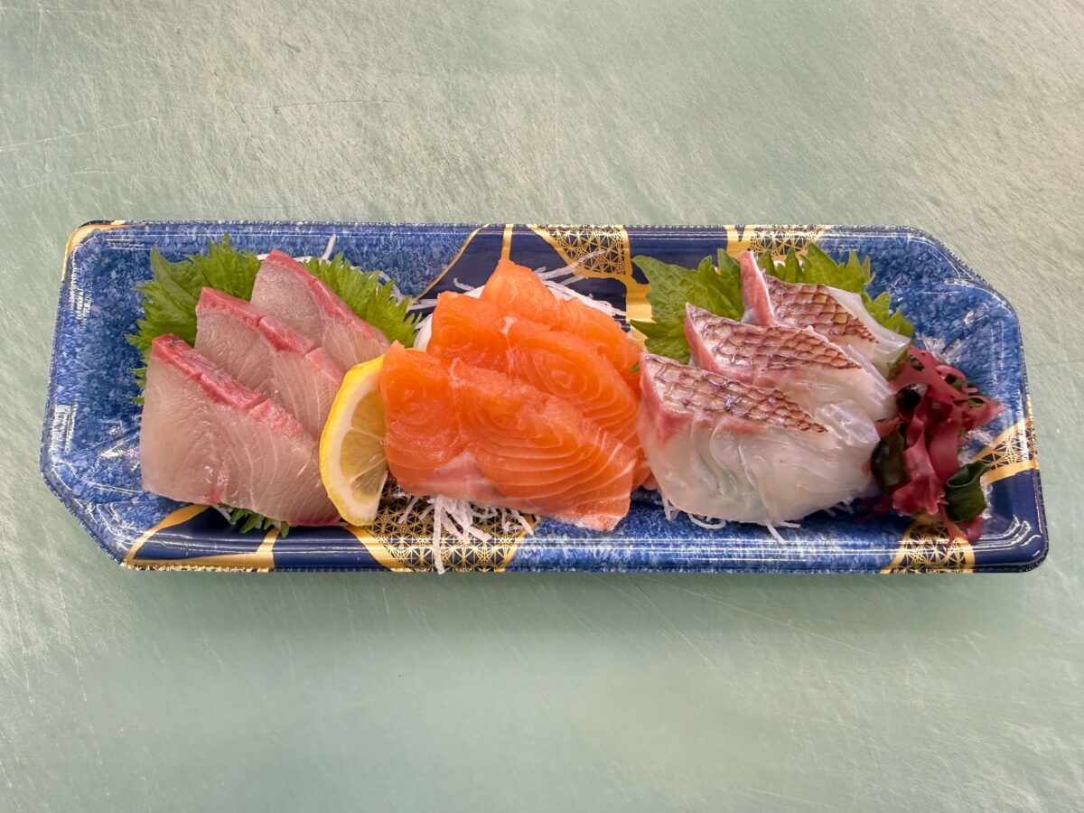 まつばやのお刺身3点盛・4点盛