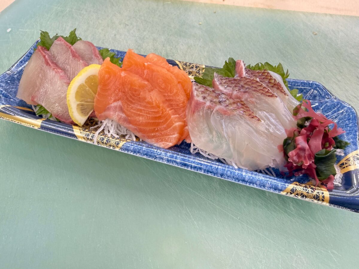 まつばやのお刺身3点盛・4点盛