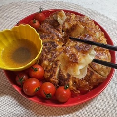 レンコンと鶏肉の餃子